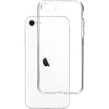 Mobiparts Classic Coque Transparente iPhone SE (2022) Coque arrière en TPU Souple - Transparent
