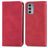 Mobigear Retro Slim Housse Motorola Edge 20 Etui Porte-Monnaie - Rouge