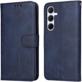 Mobigear Wallet Housse Samsung Galaxy A36 Etui Porte-Monnaie - Bleu