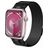 Mobigear Mecha Loop Bracelet Milanais Apple Watch Fermeture magnétique - 49/46/45/44 mm - Noir