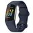 Mobigear Sport Dual Bracelet Silicone Fitbit Charge 5 Fermeture à clou et passant - Dark Blue