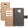 Mobiparts Saffiano Wallet Housse Samsung Galaxy A6 (2018) Etui Porte-Monnaie - Copper