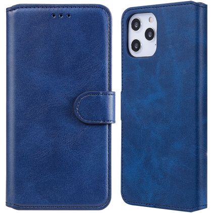 Mobigear Wallet iPhone 12 Pro Max Étui Portefeuille - Bleu