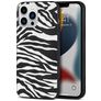 Mobigear Safari Coque iPhone 14 Plus Coque arrière en TPU Souple - Zèbre
