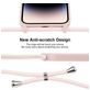 Mobigear Lanyard iPhone 14 Pro Coque avec cordon en Silicone - Sand Pink