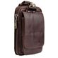 Mobigear Etui de ceinture (max 17 cm x 10,8 cm) - Pochette de ceinture - Holster - Marron