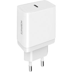 Mobiparts - Simple USB-C Chargeur Power Delivery 20W - Blanc