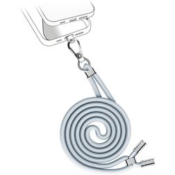 Valenta Lanyard - Cordon de téléphone universel ajustable - Gris