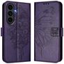 Mobigear Butterfly Housse Samsung Galaxy S26 FE Etui Porte-Monnaie - Violet