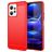Mobigear Brushed Coque Xiaomi Redmi Note 12 Coque arrière en TPU Souple - Rouge