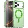 Mobigear Shockproof Coque iPhone 18 Pro MagSafe Coque arrière Rigide - Vert