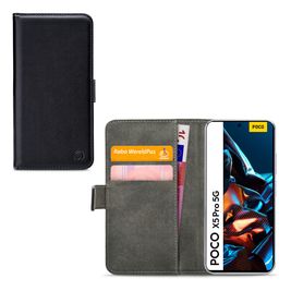 Mobilize Classic Gelly Wallet Housse POCO X5 Pro Etui Porte-Monnaie - Noir