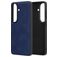 Mobiparts Classic Coque Samsung Galaxy S26 MagSafe Coque arrière en TPU,Similicuir - Sapphire Blue