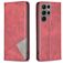 Mobigear Rhombus Slim Housse Samsung Galaxy S25 Ultra Etui - Rouge