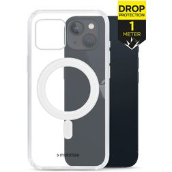 Mobilize Naked Protection Coque Transparente iPhone 13 Mini MagSafe Coque arrière Rigide Anti-Chocs - Transparent