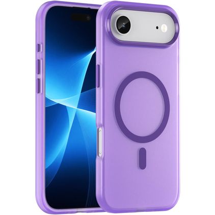Mobigear Shockproof iPhone Air MagSafe Plastique rigide Coque arrière - Violet
