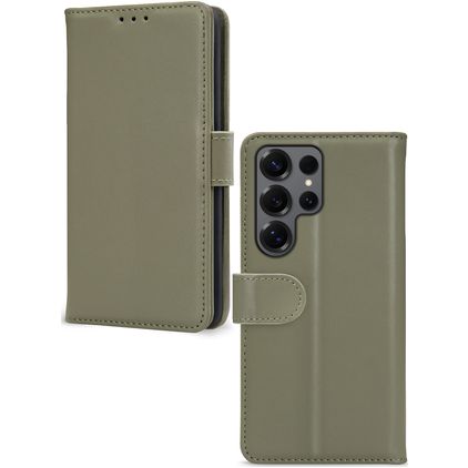 Mobilize Premium Gelly Housse Samsung Galaxy S25 Ultra Etui Porte-Monnaie - Vert