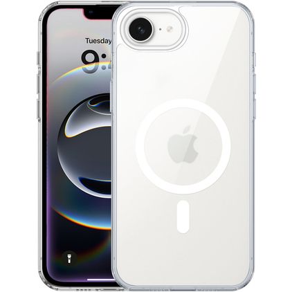 Valenta Back Cover Coque Transparente iPhone 17e MagSafe Coque arrière Rigide - Transparent