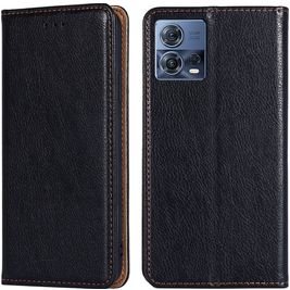 Mobigear Wallet Housse Motorola Edge 30 Fusion Etui Porte-Monnaie - Noir