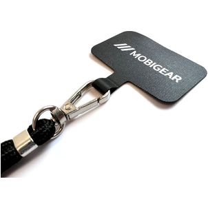Mobigear Lanyard - Cordon de téléphone universel ajustable - Noir