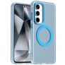 Mobigear Shockproof Samsung Galaxy S24 FE MagSafe Plastique rigide Coque arrière - Bleu