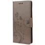 Mobigear Flowers Housse Xiaomi Redmi Note 10 5G Etui Porte-Monnaie - Gris