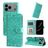 Mobigear Sunflower Housse iPhone 17 Pro Max Etui Porte-Monnaie - Vert