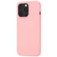 Mobigear Rubber Touch Coque iPhone 14 Pro Coque arrière en Silicone - Noir