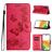 Mobigear Butterfly Housse Samsung Galaxy A35 Etui Porte-Monnaie - Rouge