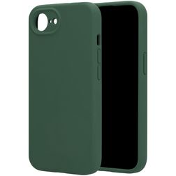 Mobiparts Coque iPhone 16e Coque arrière en Silicone - Forest Green