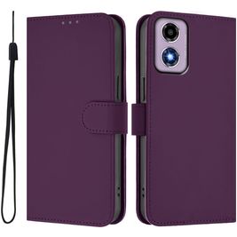 Mobigear Urban Wallet Housse Motorola Moto E14 Etui Porte-Monnaie - Violet