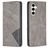 Mobigear Rhombus Slim Samsung Galaxy S23 FE Étui - Gris