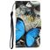 Mobigear Design Housse Xiaomi Redmi 9 Etui Porte-Monnaie - Papillon