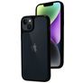 Mobiparts Rugged Clear Coque iPhone 14 Plus Coque arrière Rigide Anti-Chocs - Transparent / Noir
