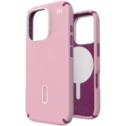 Speck Presidio2 Pro iPhone 16 Pro MagSafe Plastique rigide Coque arrière Antichoc - Rose