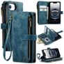 CaseMe C30 Housse iPhone 17e Etui Porte-Monnaie - Bleu