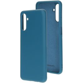 Mobiparts Coque Samsung Galaxy A04s Coque arrière en Silicone - Blueberry Blue