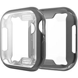 Mobigear Royal Coque Apple Watch - 40 mm Thin Coque en en TPU Souple - Noir