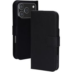 Mobiparts Classic Wallet iPhone 17 Pro MagSafe Étui - Noir