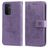 Mobigear Flowers Housse OPPO A74 5G Etui Porte-Monnaie - Violet