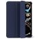 Decoded Textured Slim Coque iPad Pro 11 Pouces (2024) Etui en Silicone Souple - Navy Peony