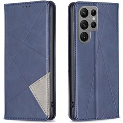 Mobigear Rhombus Slim Housse Samsung Galaxy S25 Ultra Etui - Bleu