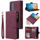 Mobigear Zipper Housse Huawei P40 Etui Porte-Monnaie - Rouge