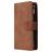 Mobigear Zipper Housse Huawei P40 Etui Porte-Monnaie - Marron