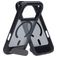 Mobiparts Hardcover Coque iPhone 18 Pro MagSafe Coque arrière Rigide avec Support Amovible - Satin Black