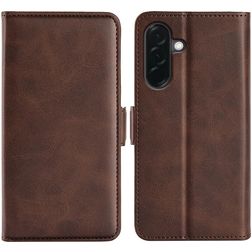 Mobigear Slim Magnet Housse Samsung Galaxy A37 Etui Porte-Monnaie - Marron