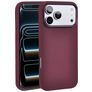 Valenta Silk iPhone 18 Pro Max Silicone MagSafe Coque arrière Antichoc - Cherry