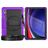 Mobigear SureGrip Xtreme Coque Samsung Galaxy Tab S9 Ultra Coque arrière en Plastique rigide,Silicone + Bandoulière + Support Amovible - Violet