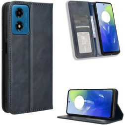 Mobigear Sensation Housse Motorola Moto G04 Etui Porte-Monnaie - Bleu