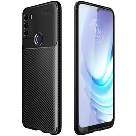 Mobigear Racing Coque Motorola Moto G50 Coque arrière en TPU Souple - Noir